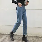 Look thin high waist straight broek, enkellengte, voor een slanker silhouet, comfortabel en stijlvol, perfecte pasvorm. — foto 3