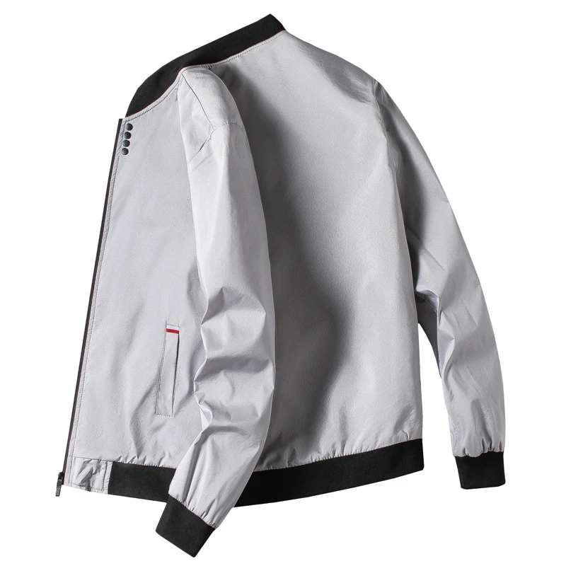 Men's Casual Baseball Uniform Thin Youth Fashion Wear Jacket, perfect for everyday wear, lightweight and stylish, a comf — photo 6