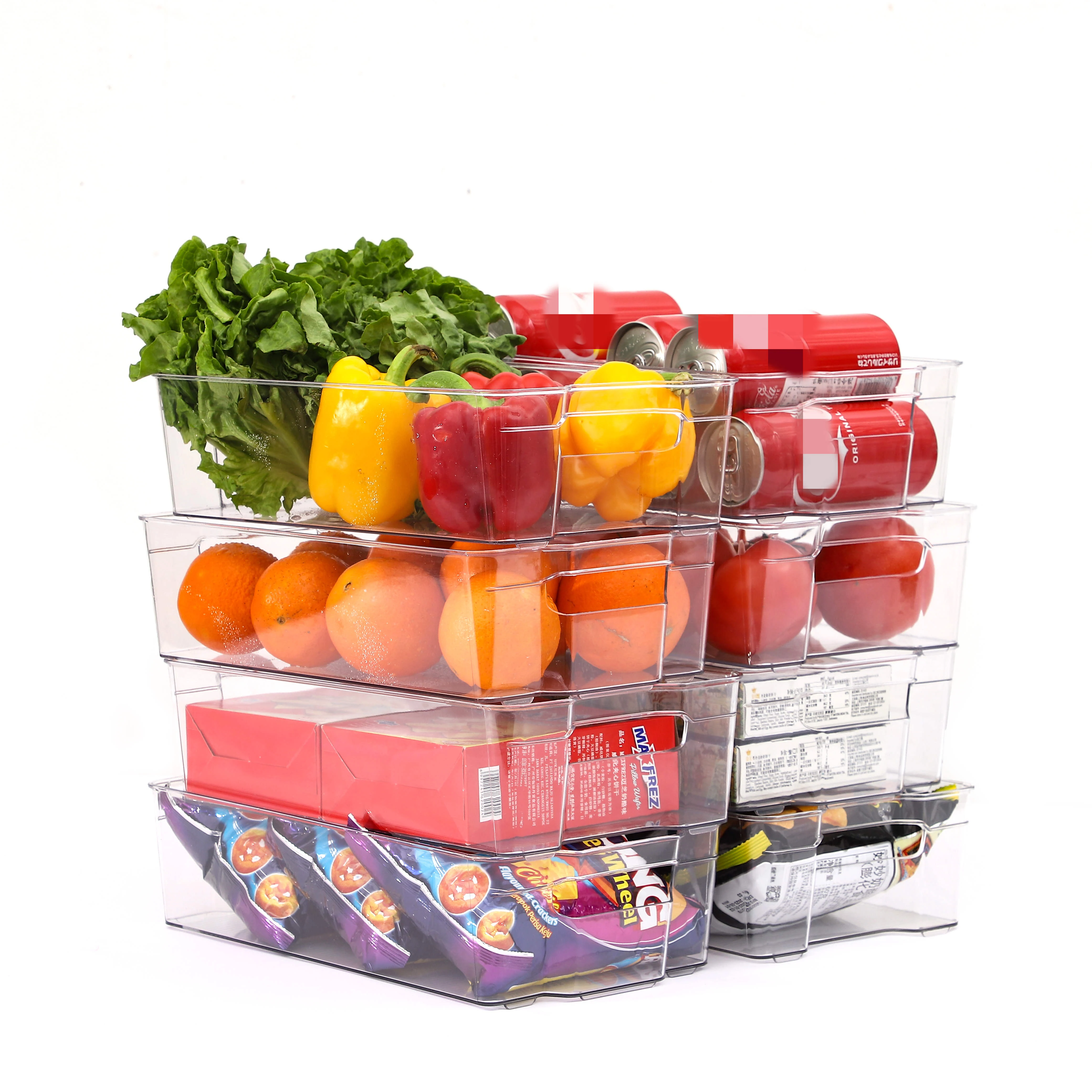 Title 4, 8 Pcs Large Fridge Box Set Organize your refrig...