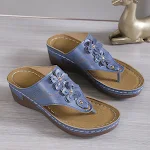 Women's Wedge Beach Platform Sandals Flower Flip Flops. Enjoy comfort and style. Perfect for the beach or summer days, t — photo 7