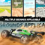 Carro RC 118 Elétrico de Competição em Escala Completa Alta Velocidade Domine a pista com este modelo de controle remoto. — foto 3