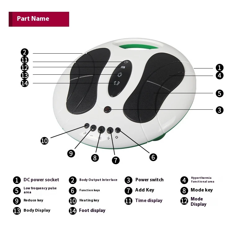 Title 6, Upper Sole Electric Foot Massager