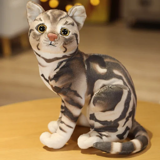 Title 13, Simulation Cat Doll Plush Toys Long Pillow for ...