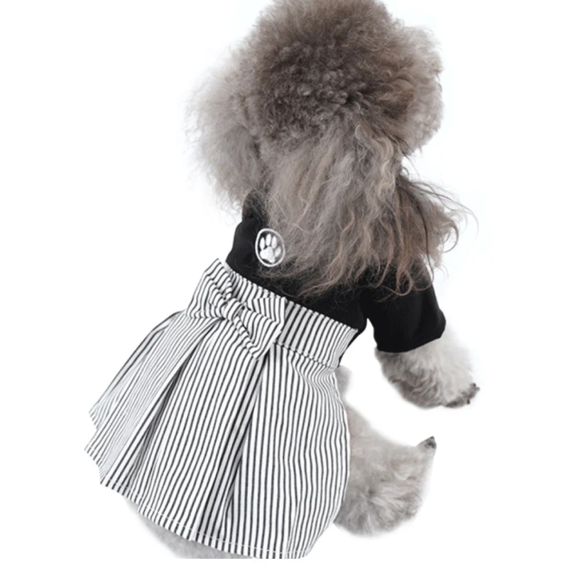 Title 4, Spring and Autumn thin Poodle dog clothes for s...