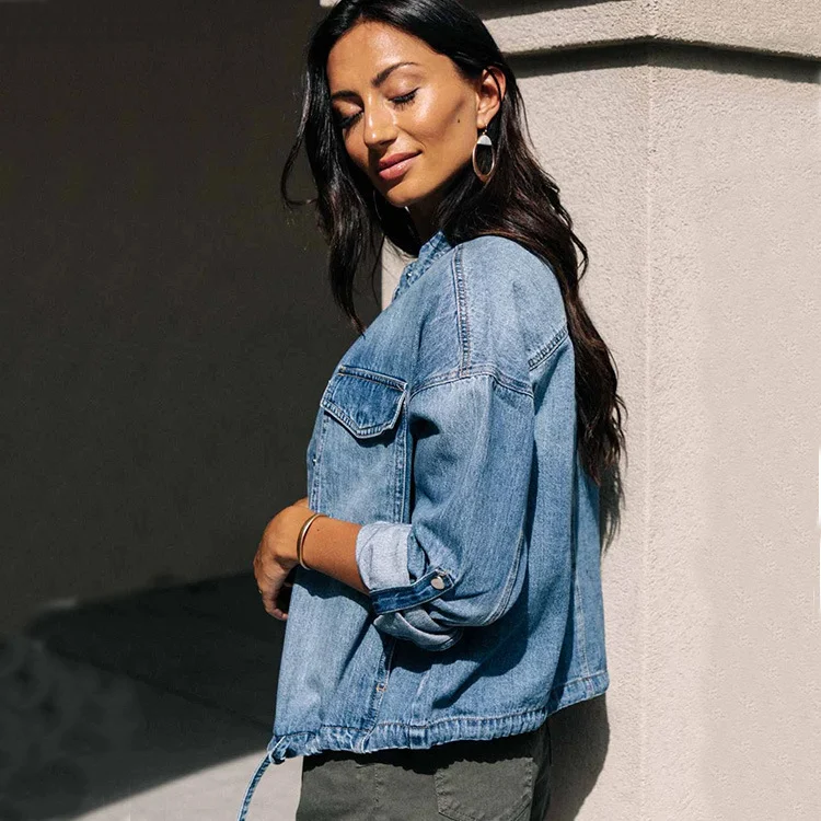 Title 6, Ladies Slim Denim Jacket, flattering slim fit, ...
