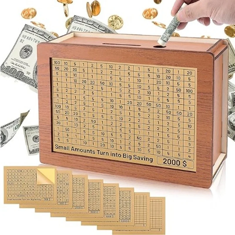 Title 7, Wooden Home Coin Bank Crafts, a fun DIY money b...