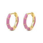 Pendientes de esmalte con gota de aceite Diseño de nicho Sencillos y versátiles Separadores, perfectos para un look diario y elegante. — foto 9