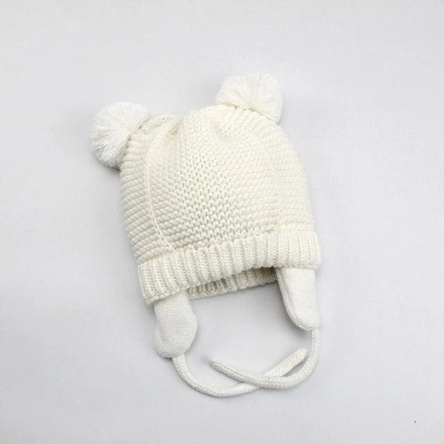 Gorro de malha Jojo com pompom duplo, quentinho e estiloso. Perfeito para o inverno, macio e confortável, ideal para um visual moderno e aquecido. — foto 6