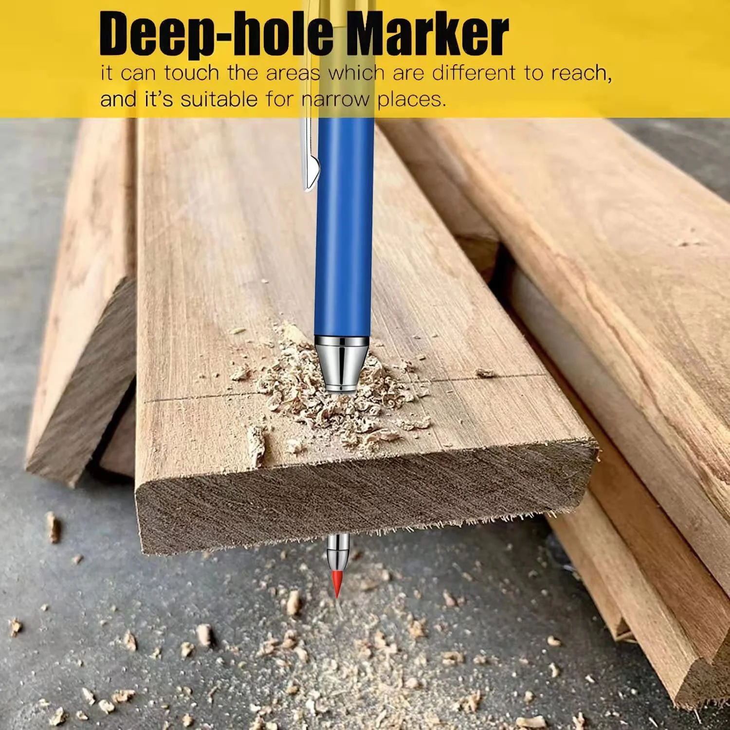 Title 1, Metal Deep Hole Carpenters Pencil Deep Hole Ma...