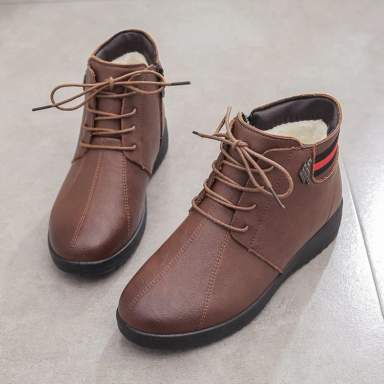 Title 18, Botas de moda de algodão, com salto médio de PU...