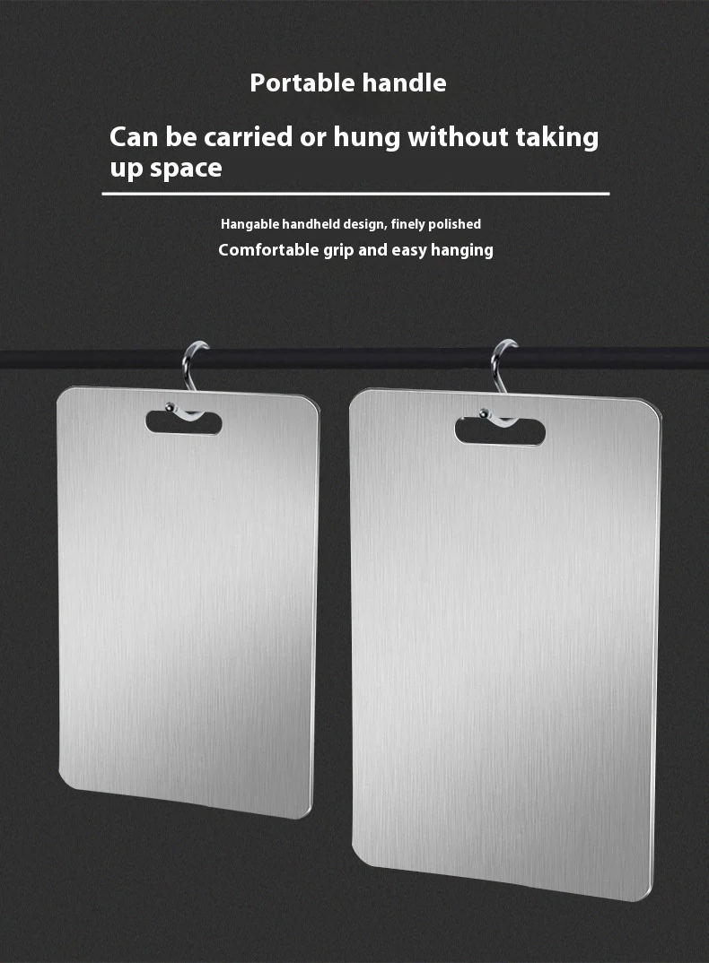 Title 2, Kitchen thickened cutting board stainless steel...