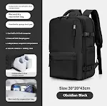 Mochila de viagem de grande capacidade para estudantes e escola, espaçosa e resistente, perfeita para viagens e uso diário. — foto 14