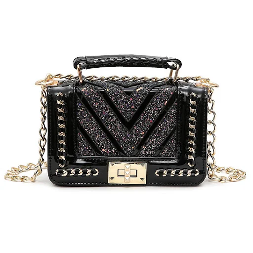 Title 1, Nova Bolsa de Ombro Diamante para Mulheres Eleg...