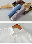 Camisa Masculina Verão Manga Longa Fina Casual Degradê Algodão Conforto e Leveza para o Clima Quente Respirável Perfeita para um Visual Descontraído e Moderno — foto 4
