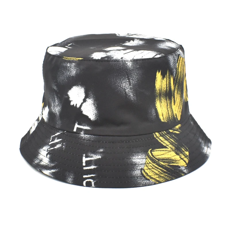 Fashion Print Double-sided Sun Hat for Men and Women, provides sun protection and style, perfect for beach, travel, and — photo 6
