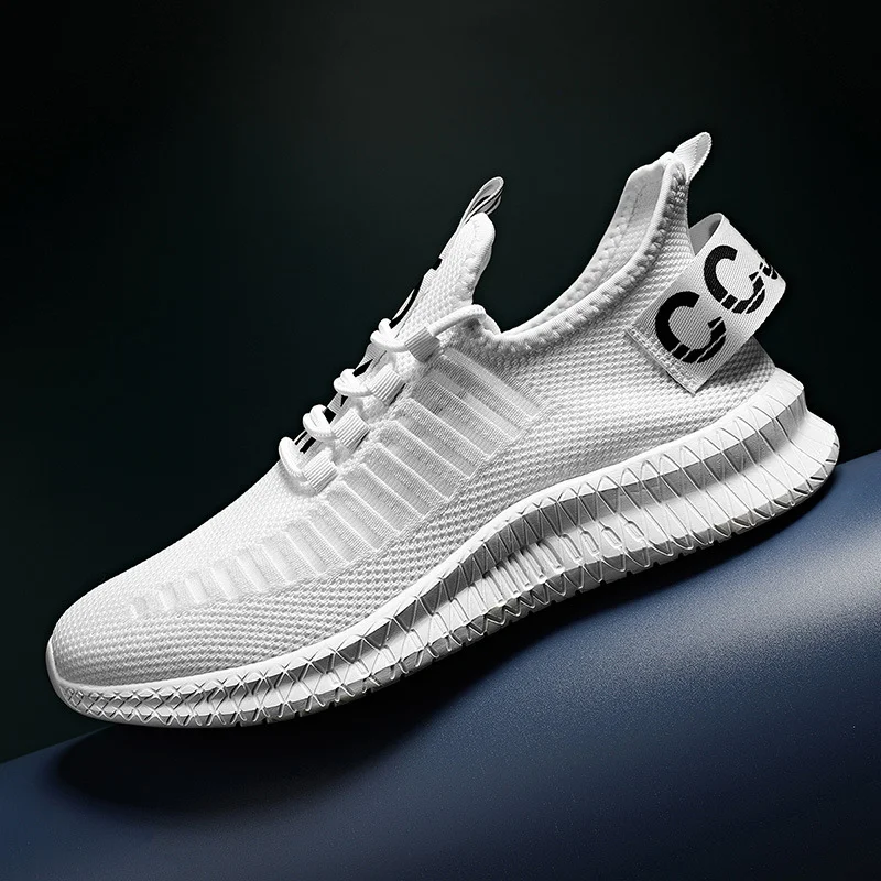Title 5, Białe Buty Męskie Modne Buty Sportowe Casual Od...