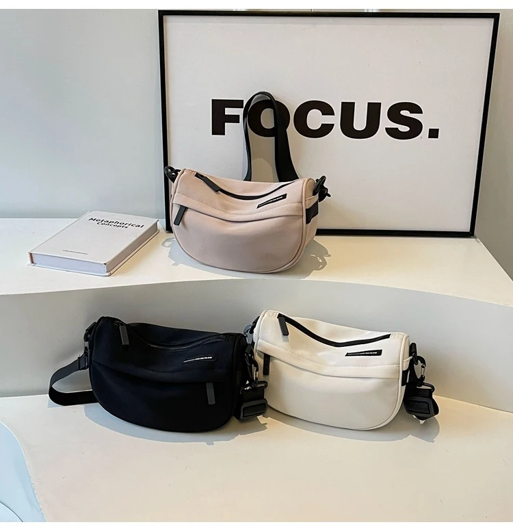 Bolsa de lona simples casual de alta qualidade para mulheres. Ideal para uso diário, leve e versátil, perfeita para um visual elegante e descontraído. — foto 14