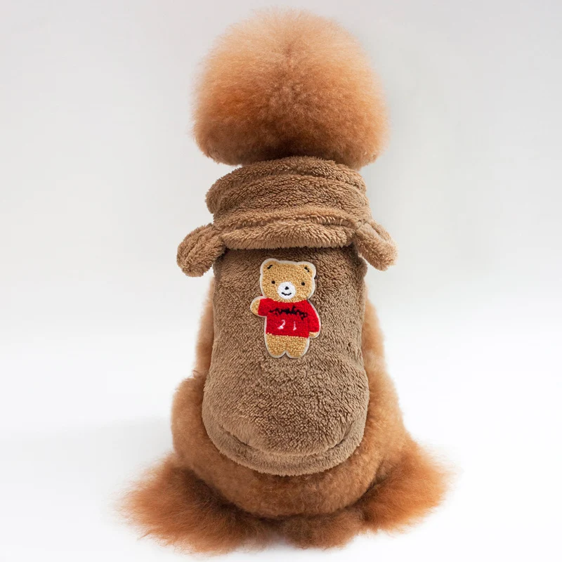 Title 10, Teddy Bichon Small Dog Clothes offer warmth, co...