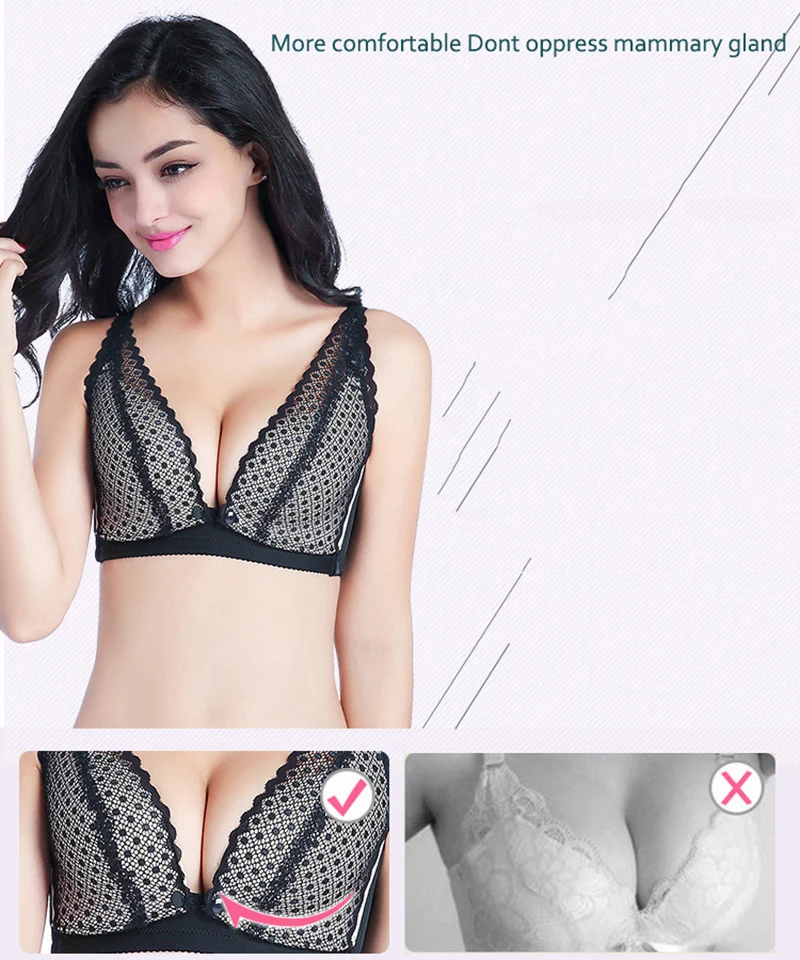 Title 5, Thin breastfeeding underwear bra, comfortable a...