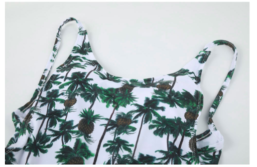 Title 2, Printed one-piece swimsuit