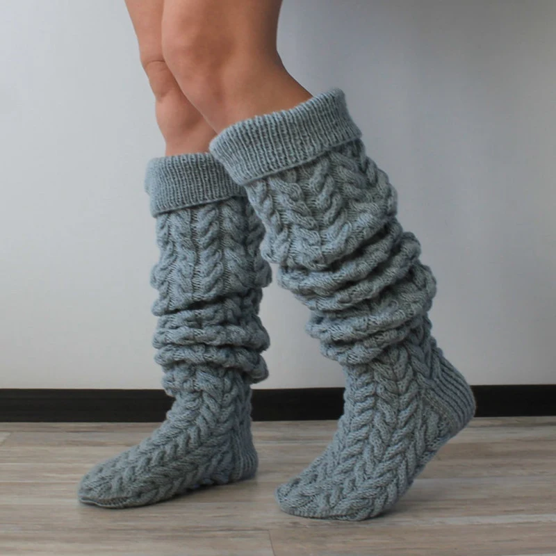 Title 4, Womens Autumn and Winter Twist Over the Knee S...