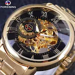Relógio mecânico masculino Hollow Men colorido opcional, autêntico e importado. Elegância e precisão em um design diferenciado. — foto 5