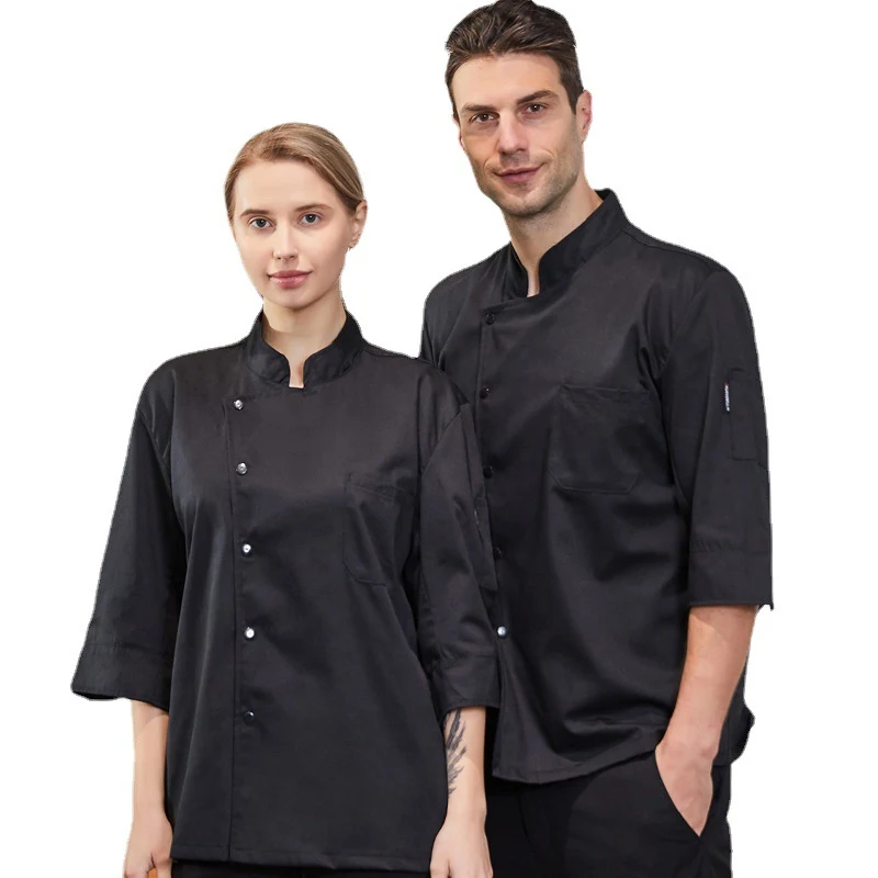 Three Quarter Sleeve Chef's Wearable and Washable Overalls. Comfortable and practical workwear for chefs. Order yours to — photo 2