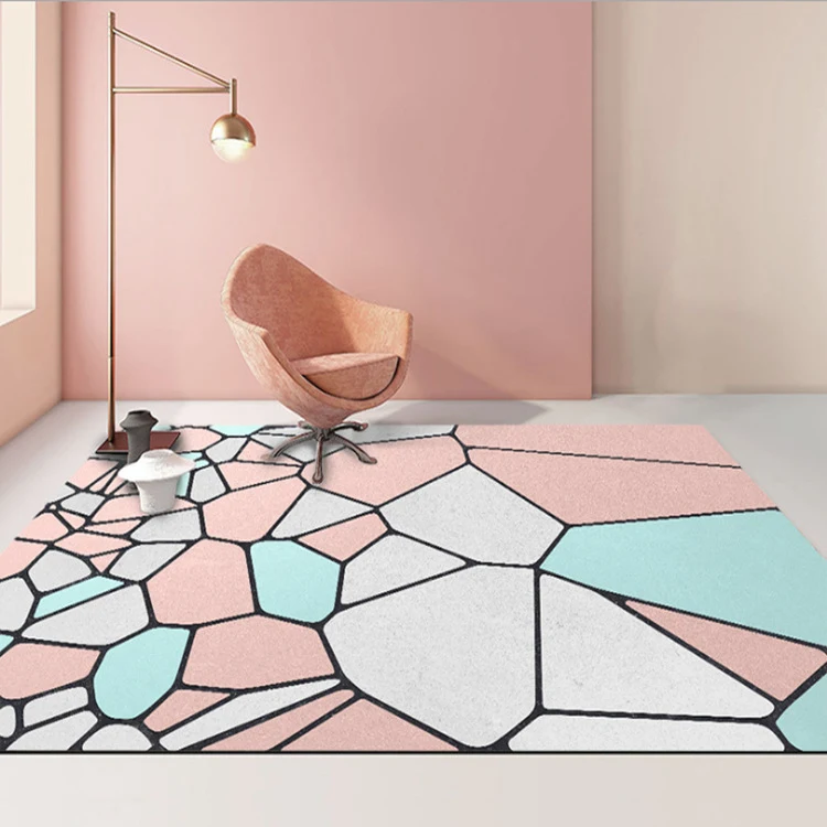 Title 6, Tappeto Geometrico Moderno per Soggiorno, Tavol...