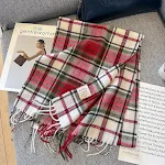 White Green Red Plaid