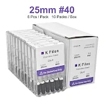 Oral Dental Root Canal Repair Needle K File Ten Pack Precision Endodontic Instrument for Efficient Root Canal Treatment — photo 3
