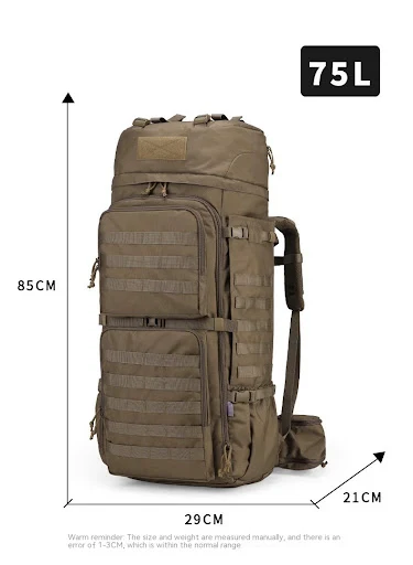 Title 6, Mochila Camuflada Externa Masculina e Feminina ...