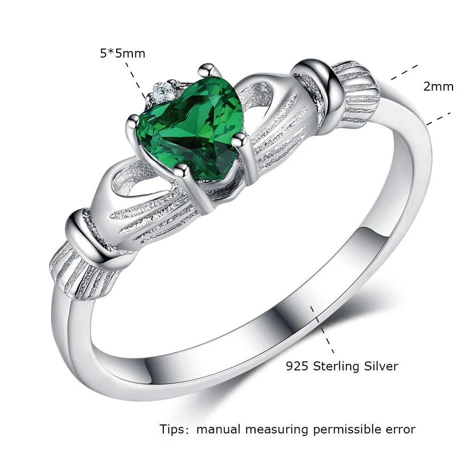 Anillo Corona de Amor con Piedra de Cristal Color, Plata 925, Estilo Europeo y Americano, Joyería Exquisita y Moderna. — foto 3