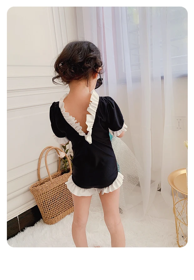 Title 14, New Style Parent-child Swimsuit Black Cute And ...