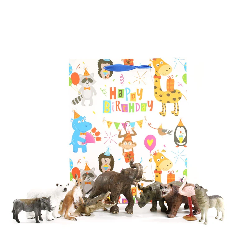 Conjunto de modelos de animais de simulação Caixa de presente. Estimula a criatividade e aprendizado. Presente perfeito para crianças. Diversão garantida e educativa. — foto 4