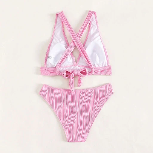 Title 5, Halter Strap Split Swimsuit Womens Bikini, des...