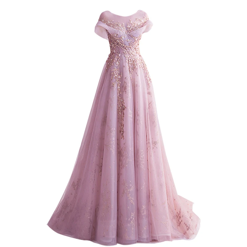 Brautkleid für Toast, Bankett, Jahrestreffen, Verlobung, Hochzeit und Abendveranstaltungen. Stilvoll und elegant. — foto 9
