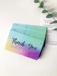 Biglietto di ringraziamento regalo Presente Cartolina d'auguri per le vacanze Matrimonio Affari Festa invito Ringrazia con stile e calore per ogni occasione — foto 41