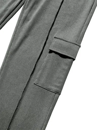 Title 8, High Waist Hip Raise Dungarees, Slightly Flared...