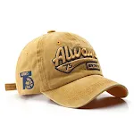 Men's Fashion Wash Distressed Letters Embroidery Peaked Hat Adjustable Comfortable Casual Style Sun Protection — photo 16