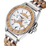 Reloj Deportivo para Hombre con Aspecto de Madera y Traje, Sensación Mecánica, Ideal para Deportes y Elegancia — foto 6
