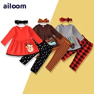 AliExpress Pagliaccetto Neonata con Lettere Set 4 pezzi Stile Europeo Americano Onesie per Bambine Comodo ed Elegante — foto 13