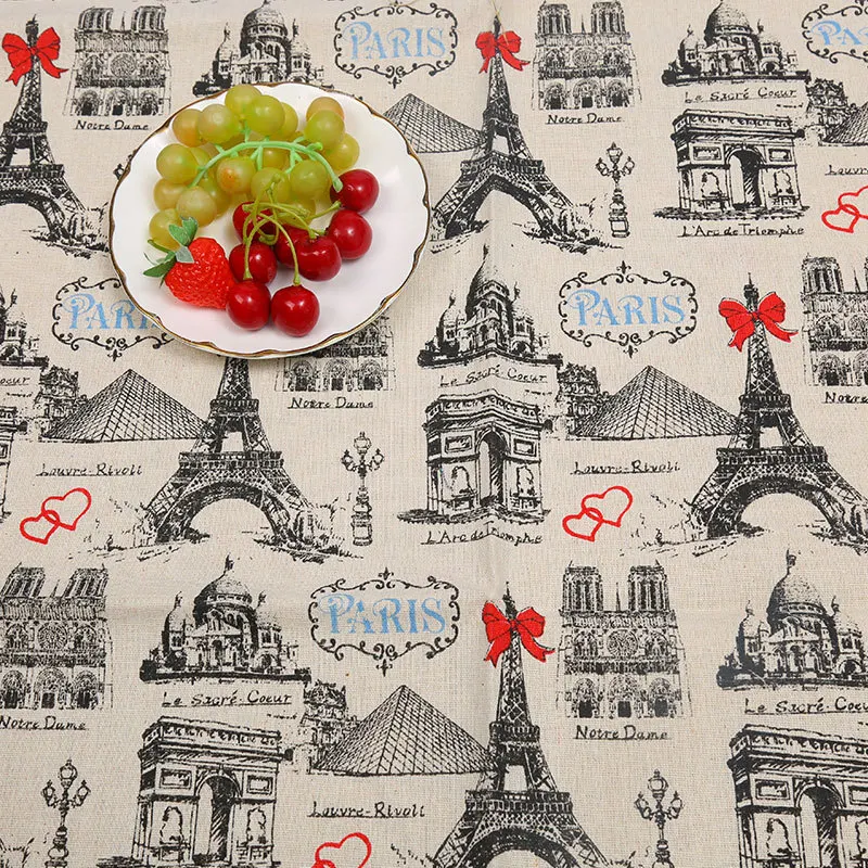 Cotton And Hemp Cloth Plant Tower Series Thickened Printed Fabric Storage Cloth Durable and Sturdy for Gardening and Hom — photo 29