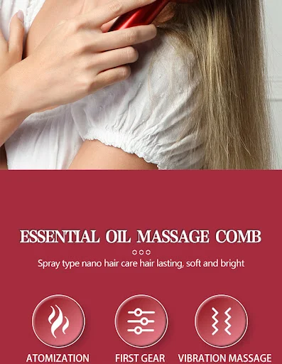 Title 2, Red Light Scalp Massage Comb Hair Growth Device...