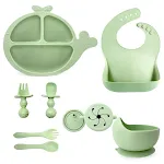 Dark Green 9 Silicone Spork
