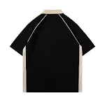 Men's Spider Letter Print Short-sleeve Polo Shirt, a stylish and comfortable option for casual wear, perfect for warm we — photo 1