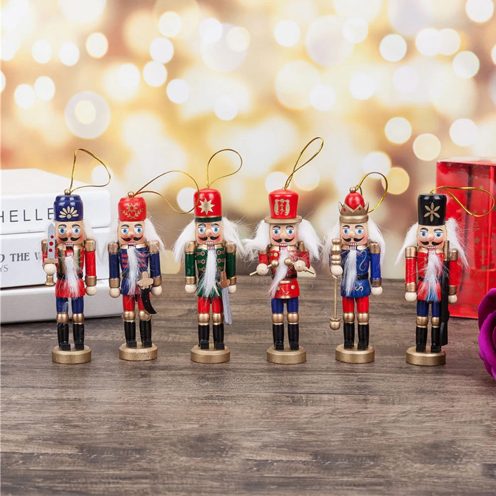 12CM Nutcracker puppet soldier ornaments pendant – Perfect for Christmas tree decorations and adding festive cheer to an — photo 4