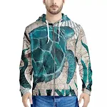 3D Digital Print Sweatshirt with Zipper Hooded Top for a stylish and comfortable look. Perfect for casual wear, offering — photo 4