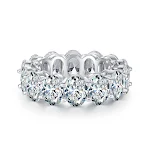 Anel de prata esterlina com zircônia diamante completo para homens e mulheres, brilho e sofisticação, joia elegante. — foto 12