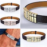 Pulseira masculina casual de couro sintético com cordão, acessório elegante e moderno, perfeito para uso diário, leve e confortável. — foto 4
