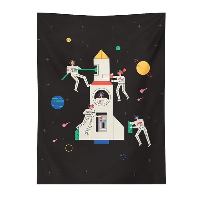 Abstract Art Cute Painting Minimalist Decorative Tapestry, perfect for adding a touch of modern art and charm to your li — photo 4